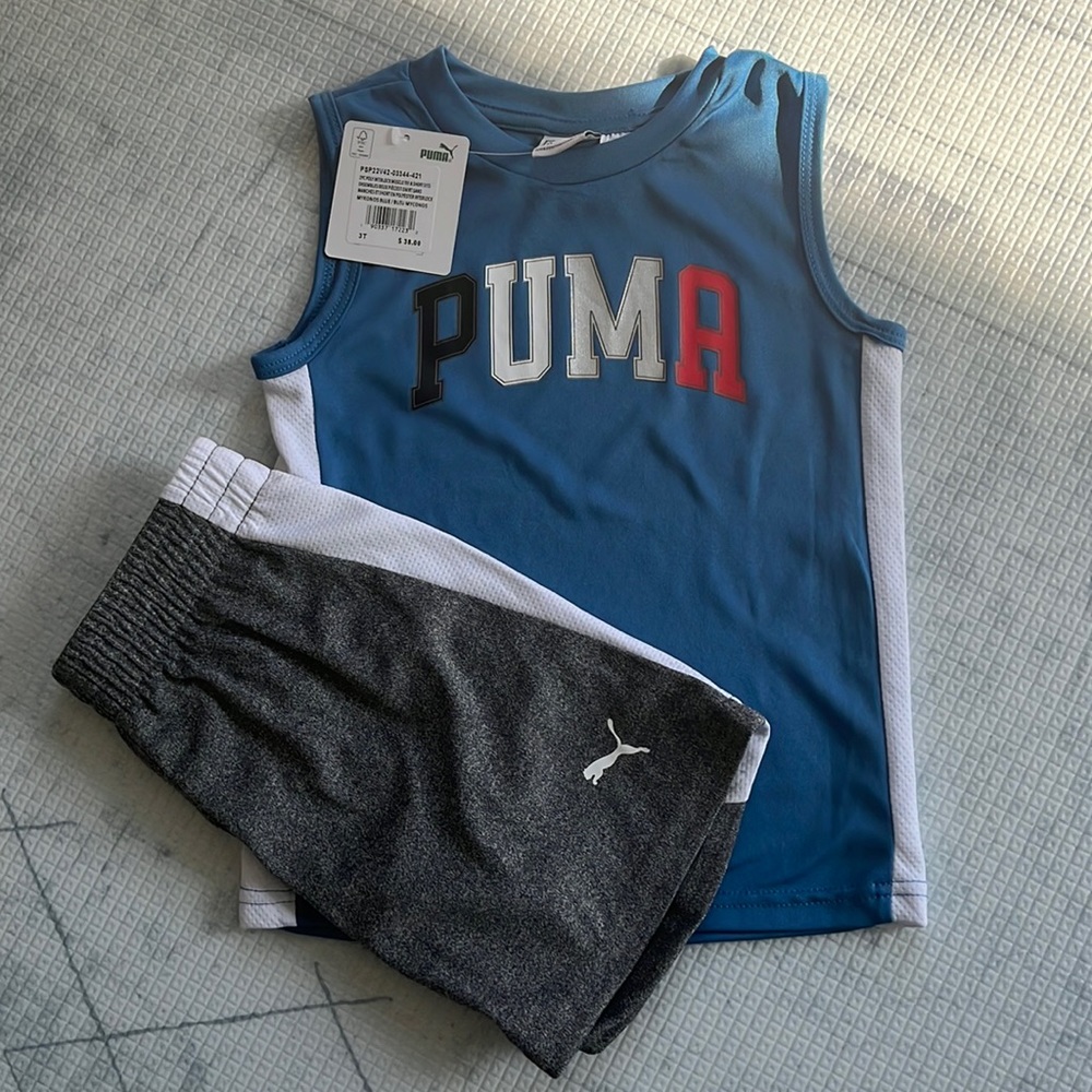 Puma toddler summer outfit